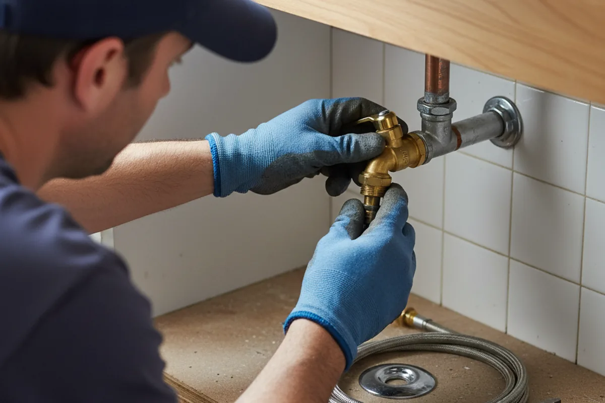 Shutoff valve and fitting work during Emergency Plumbing in Ronkonkoma